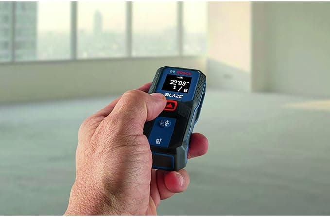 BOSCH GLM100-23 100 Ft Blaze Laser Distance Measure, Includes 2 AA Batteries