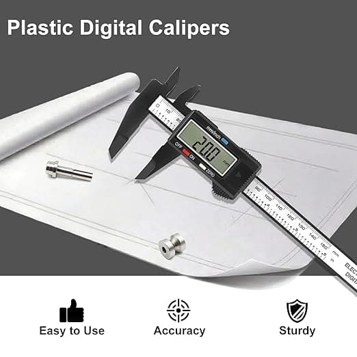 Digital Caliper, Sangabery 0-6 inches Caliper with Large LCD Screen, Auto - Off Feature, Inch and Millimeter Conversion Measuring Tool, Perfect for Household/DIY Measurement, etc