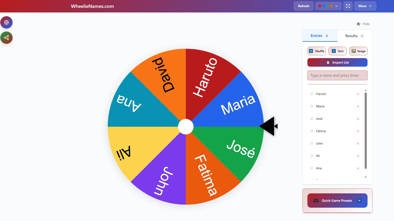 WheelieNames.com: Comprehensive Random Name Picker & Wheel Spinner Tools